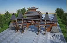 手工制作古建筑